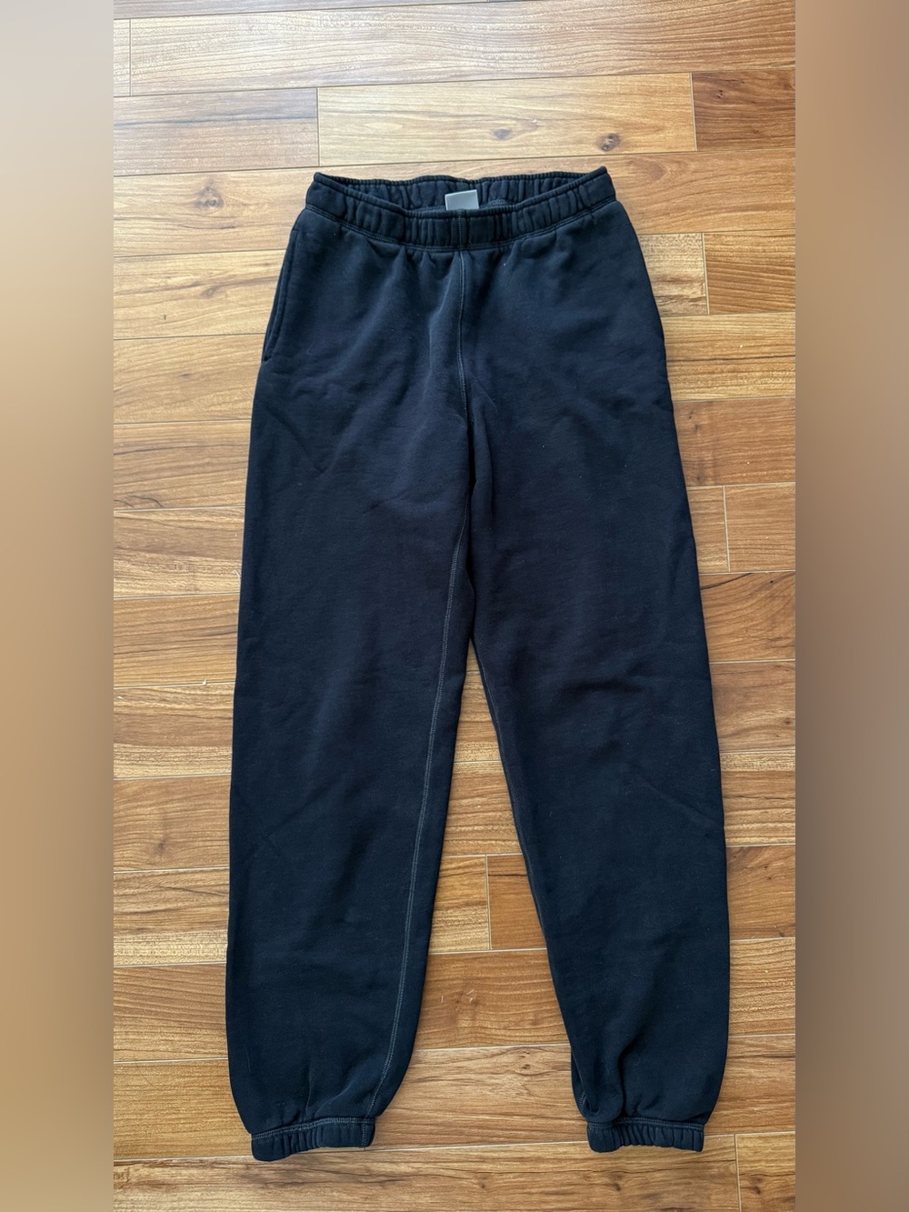TNA Cozy Fleece Boyfriend Sweatpants - Black - Size XS